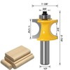 APLUS Half Rod Cutter, 5 Pieces Half Round Bearing Bullnose