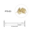 sourcing map Spring Test Probe Pin 100pcs 1.5mm Tip 16.5mm