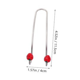 4pcs Car Seat Back Hook Truck Accessories Automotive Clothing Hangers Cars Tote Cupholders Wallet Mods Car Seat Headrest Hook Backseat Hook Seat Headrest Hanger Red Stainless Steel Gatuida