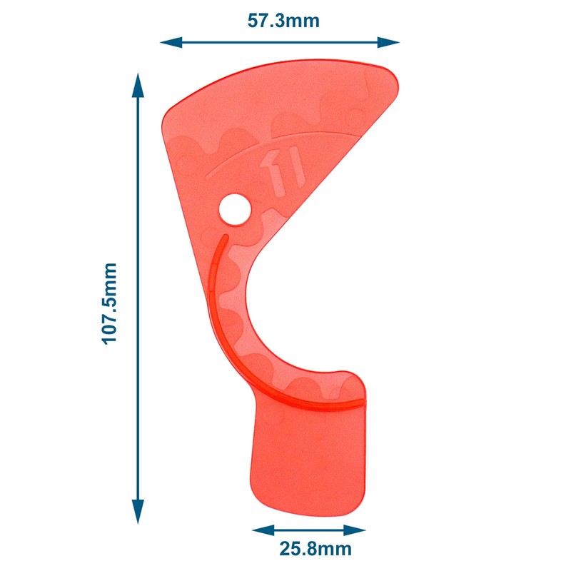 ECSiNG 2 Pieces Chain Gap Adjustment Gauge Tool Repair Tool