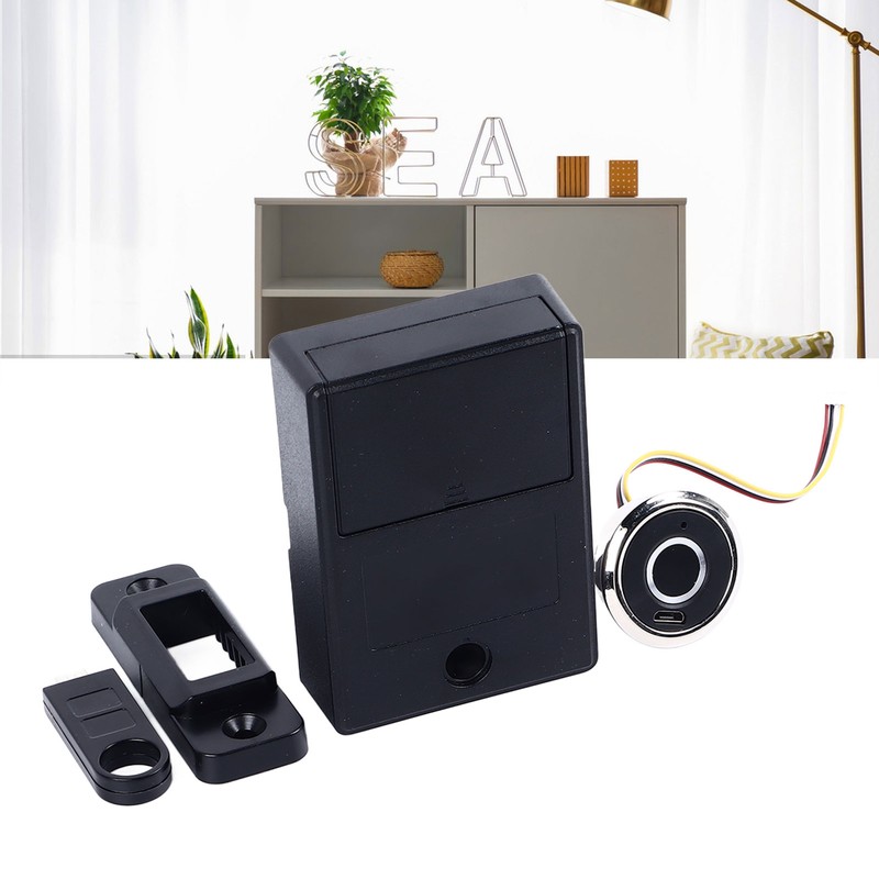 Fingerprint Cabinet Lock Prevent Theft Fast Unlocking Smart Biometric Drawer