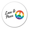 Huuraa Sticker Love & Peace Gift 10 cm Sticker Love