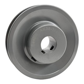 Saelno AK35-3/4 Sheaves,v Belt Pulley 3/4 inch bore 3.55" OD,Motor Pulley Cast Iron for A 3L 4L V-Belts,AK3534 Pulley
