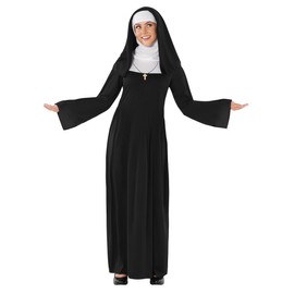 Fun Shack Female Nun Costume, Nuns Fancy Dress Costume, Nun Outfit Women, Nun Costumes for Women, Nun Fancy Dress Accessories X-Large