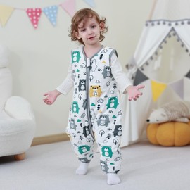 Mosebears Baby Sleeping Bag All Year Round Children's Sleeping Bag Winter 2.5 Tog 100% Organic Cotton Sleeping Bag Various Sizes Autumn Winter Sleeping Blanket