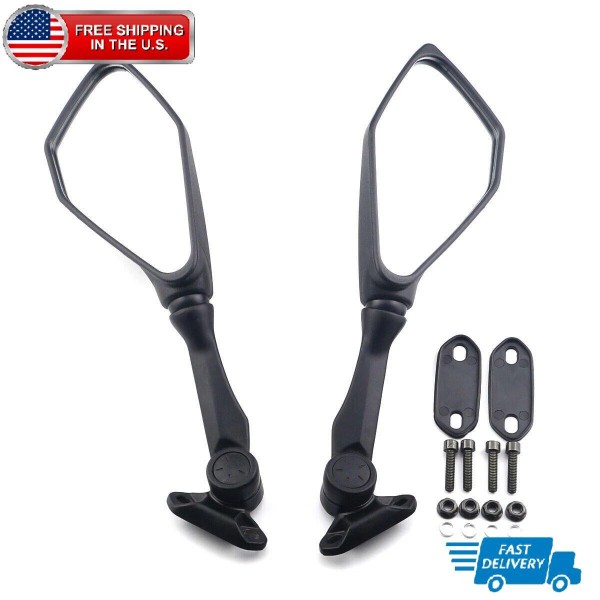 Unbranded Motorcycle Rear view Mirrors for Kawasaki Ninja 650R ER6F