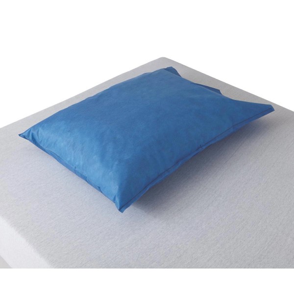 Medline Disposable Multilayer SMS Pillowcase, Blue, 20" x 29", Case