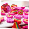 Operitacx Pack of 96 Heart Erasers Party Favors for Valentine's