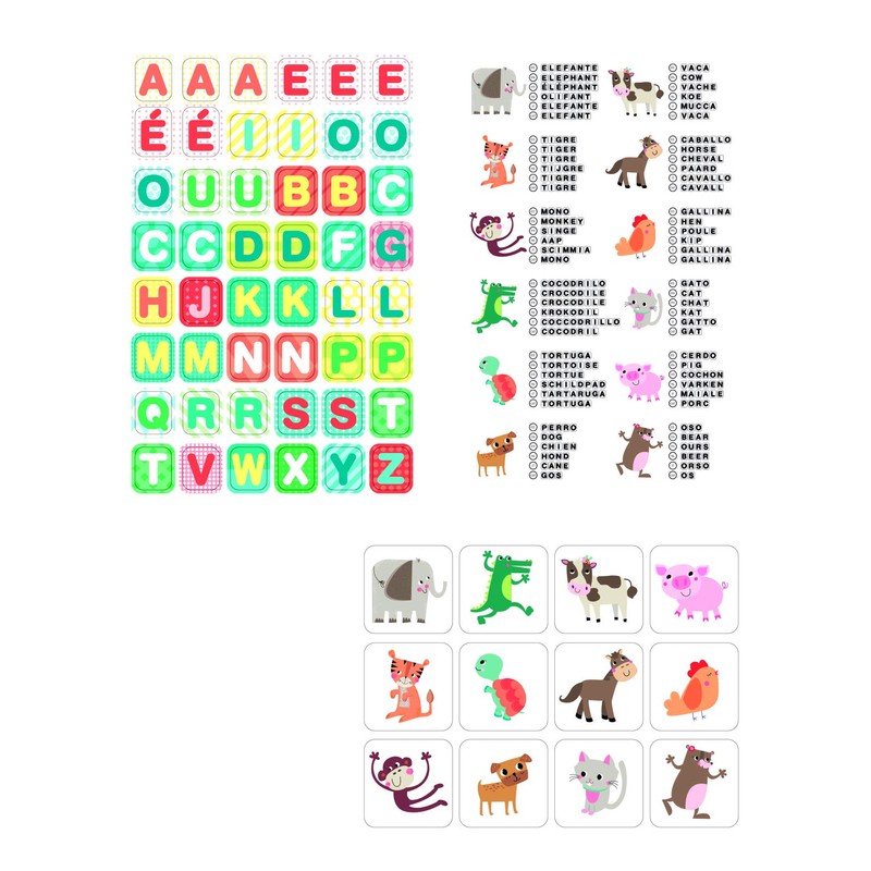 APLI - Letras magnéticas para niños