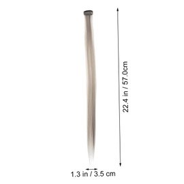 Beavorty 10pcs Hair Extensions Clip Highlights Long Hairpieces for Women Realistic Hair Accessories for Stylish Looks Easy Any Occasion