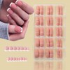 French Matte Press on Nails, 150Pcs Pink Short Fake Nail