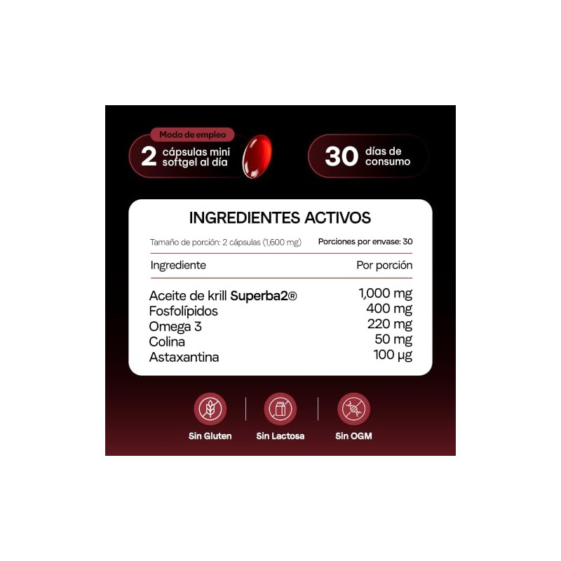 VITANNA® Aceite de Krill Antártico Superba2