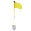Practice Golf Hole Pole Cup Flag Stick Detachable 2 Section