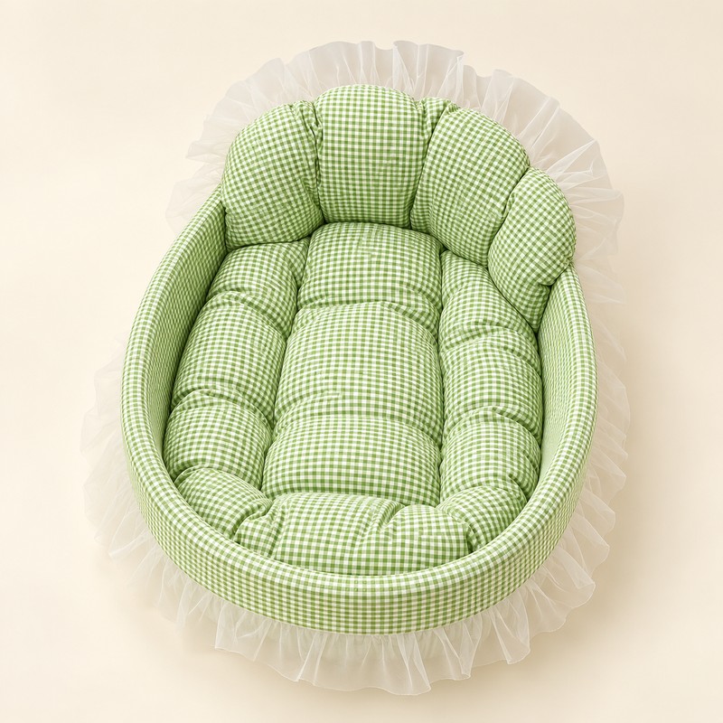 Soft Plush Cat & Small Dog Sofa Bed for Indoor