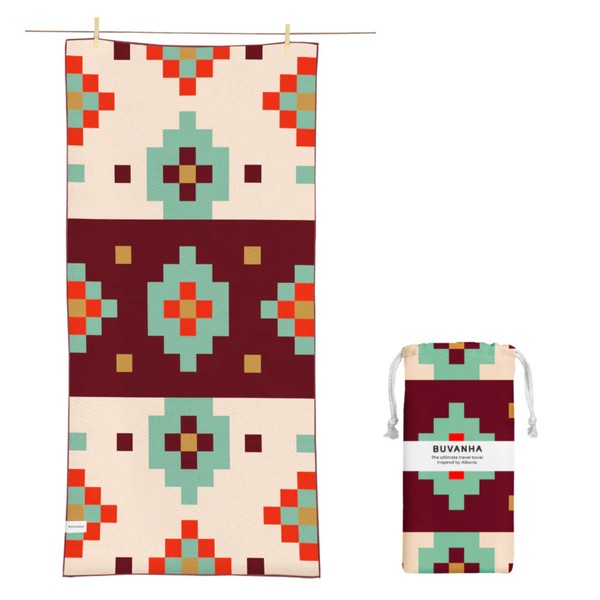 Buvanha Travel Towel Quick-Drying & Compact 160 x 80 cm