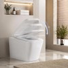 Minsha MinS03 square toilet seat, glossy finish, designed for 16.5”L