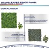 Windscreen4less 1 PC 20"x20" Artificial Boxwood Panels Faux Plant Grass