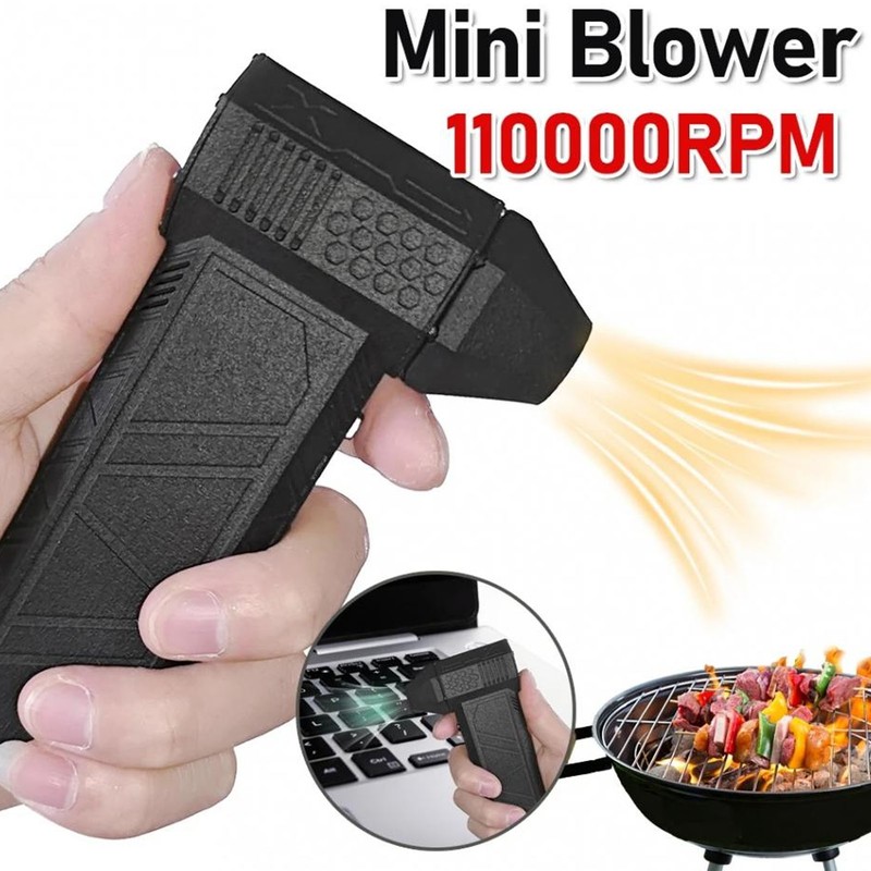 Jet Dry Blower Black 150000 RPM 3000mAh Turbo Powered Blower