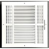 HBW 12"x 12" (Duct Opening Size) 4-Way Stamped Face Steel