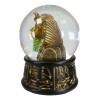 Ancient Egyptian Pharaoh King Tut Small Water Globe With Hieroglyphic