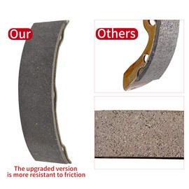 Drive-up Upgrade Brake Shoes 27943G01 70795G01 Fit EZGO Medalist TXT 97+, Workhorse 96+, Yamaha G14-G22 94-06, 4 Pack