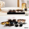 Frebeauty 8-Slot Sunglass Organizer Tray,Sunglass Holder for Drawer