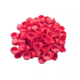 Unbranded 50 PCS 1-1/4" FIREWORKS RED PLASTIC PLUGS FOR 1.25" KRAFT TUBES END CAPS