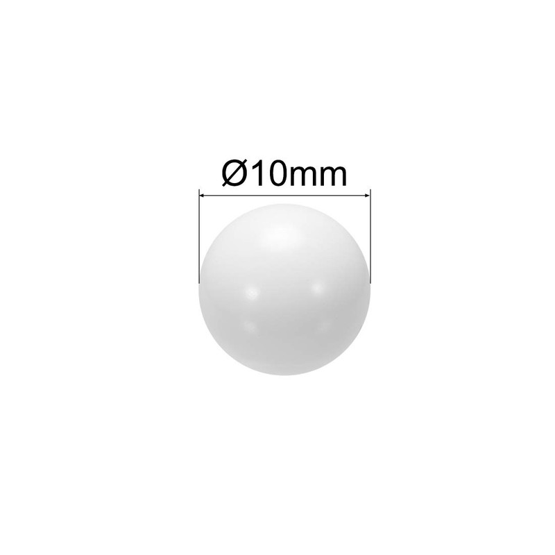 sourcing map POM Coin Ring Balls Plastic Bearing Ball 10