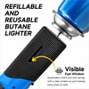12PCS Butane Lighter Refillable Canle Lighter for Grill Candle(No Butane)