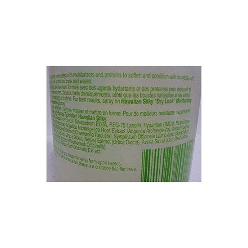 Hawaiian Silky dry look gel activator 8 fluid ounce, Green,