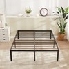 VECELO 16" Full Size Metal Platform Tall Bed Frame,Heavy Duty