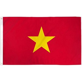 FlagsImp Vietnam Poly 2x3ft Flag, Multi