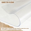 Royhom Frosted Table Protector 2mm Thick，72 x 30 Inch PVC