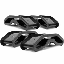 POLARIS 4x - POLARIS RZR XP 900 1000 SEAT BELT HARNESS PASS THROUGH BEZELS - FOR 4 SEATS