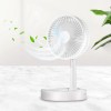 Paddsun Portable Stand Fan Folding Pedestal USB Rechargeable Telescopic Table