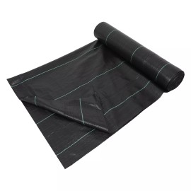 Autopartsstar Heavy Duty 6' x 300' Woven Ground Cover Landscape Fabric 3.2-ounce Weed Barrier