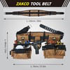 ZAKCO Professional 1680D Polyester Tool Belt with Suspender, Strudy Tool
