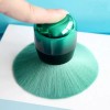 ZzDog Brocha Plana Suave Para Base Crema O Polvo Verde
