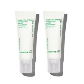 Innisfree Green Tea Hyaluronic Acid Moisture Sun Serum 50ml+50ml (AD) / 이니스프리 그린티 히알루론산 수분 선세럼 50ml+50ml (AD)