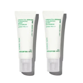 Innisfree Green Tea Hyaluronic Acid Moisture Sun Serum 50ml+50ml (AD) / 이니스프리 그린티 히알루론산 수분 선세럼 50ml+50ml (AD)