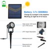 CREPOW Solar Spot Lights Outdoor, 4-in-1 Solar Landscape Spotlight Waterproof