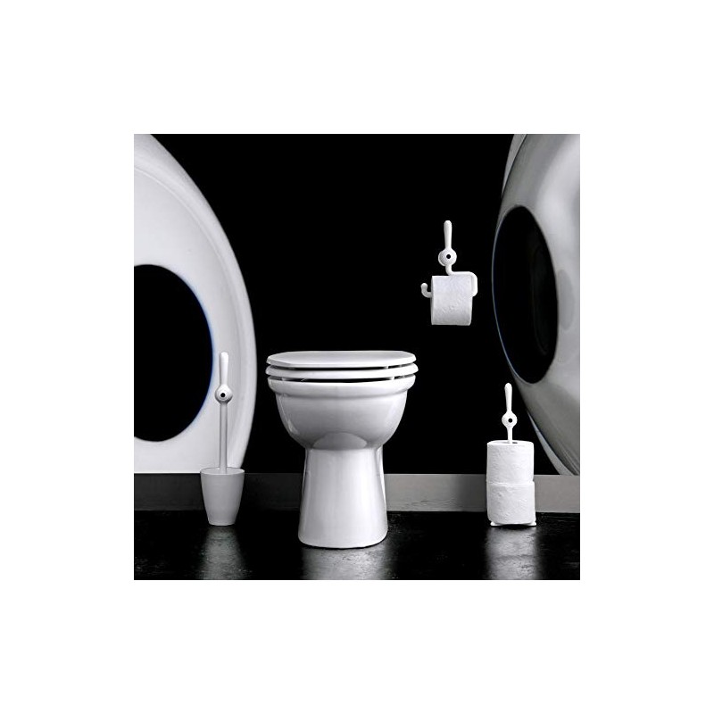 Koziol TOQ Paper Towel Stand, Solid Black