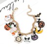 Blingsoul Nightmare Gold Charm Bracelet - Before Christmas Jack Skull