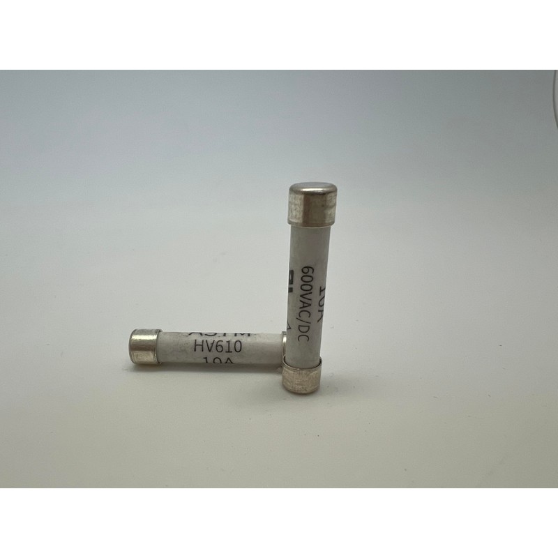 Generic Ceramic Fuse, HV610, 10A / 600VAC/DC, 6x32mm for use