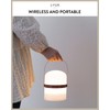 LUUK LIFESTYLE Mobile Design Lantern for Outdoors in Scandinavian Design,