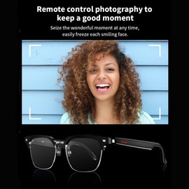 Smart Glasses Sonnenbrille, Bluetooth, intelligent, Audio, für Herren und Damen, kabellos, für Android, iOS, Musik, Telefon, Sport, Fahrrad, Sprachassistent, wasserdicht