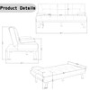 FONTOI Futon Sofa Bed, Folding Sofa Bed with Adjustable Backrest,
