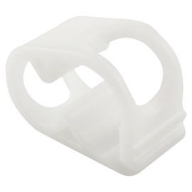 BAIRONG 4pcs 1/4"-1/2" Tube OD Shut Off Hose Clamp Adjustable Clamp Water Flow Control Clip, White