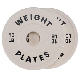 10LB Pairs Change Plates Set 2 In Bumper Plates for Gym Home Weight Lifting
