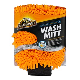 Armor All Microfiber Car Wash Mitt by Armor All, Noodle Tech Car Wash Glove for Clean Cars, Trucks, Motorcycles, 1 Each